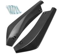 Auto Spoiler Minigonne Laterali 2PCS Per Mitsubishi Per Lancer 2008-2017 Labbro Laterale Diffusore Spoiler Body Kit Valenza Paraurti Posteriore Fin Canard Splitter(Carbon Look)