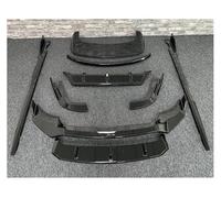 Auto Spoiler Minigonne Laterali Per BMW X5 G05 2019 2020 2021 2022 Labbro Anteriore Diffusore Posteriore Paraurti Spoiler Gonna Laterale ABS Nero Brillante(No Grill Black)