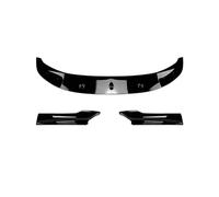 Auto Spoiler Paraurti Anteriore Per Serie 5 F10 F11 Sport 2011-2017 Paraurti Anteriore Auto Spoiler Splitter Kit Carrozzeria Front Bumper Lip Splitter(Glossy Black)