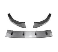 Auto Spoiler Paraurti Kit Spoiler Paraurti Anteriore Auto Labbro Divisore Per A3 8Y S3 2021 2022 2023+ Piastra Protezione Inferiore Nera Lucida Kit Protezione La Carrozzeria(Carbon Look)