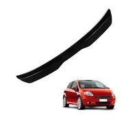 KizmiQ Auto Spoiler Posteriori per Fi-at Grande Punto 2007 2008 2009 2010 Nastro Installare Adesivo,ABS Alettone Tetto Posteriore Tuning Ala Styling Accessori,A/Black