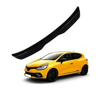KizmiQ Auto Spoiler Posteriori per Ren-Ault Clio MK5 Clio 5 2019 2020 2021 2022 2023 Nastro Installare Adesivo,ABS Alettone Tetto Posteriore Tuning Ala Styling Accessori,A/Black