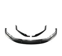 Auto Spoiler Splitter 4PCS Auto Paraurti Anteriore Lip Spoiler Inferiore Air Vent Angolo Lato Splitter Copertura Per BMW Serie 5 G30 G31 Tech Sport 2017-2020(Aspetto in fibra di carbonio)
