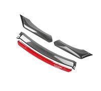 Auto Spoiler Splitter Auto Paraurti Anteriore Labbro Side Splitter Spoiler Guardie Nero Rosso Carbon Look Per Civic Per Accord 9TH 10TH EK EG S2000(Carbon Look)