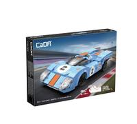 AUTO SPORTIVA GULF RADIOCOMANDATA CARICA CADA COSTRUIRE MATTONCINI 266 PZ