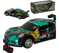 Auto sportiva RC NIGHT WOLF blu-verde
