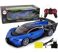 auto sportivo RC 1:12 con apertura porte a distanza e luci LED