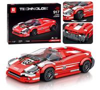 Auto sportivo rosso 917 - set tecnico, 355 pezzi