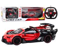 Auto sportivo telecomandato scala 1:12 con porte apribili rosso