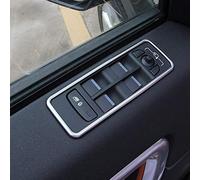 Auto-spro Set di 4 modanature adesive cromate per alzacristalli, in plastica ABS (argento)