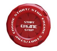 Auto Start Stop Tasto Copertura | Fibra di carbonio autoadesiva - Auto Motore Start Stop Pulsante Protezione - Per Driver E Auto Dettagli Per Uso Quotidiano E Prevenzione
