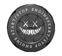 Auto-Startknopf-Abdeckung - Dreh-Druck-Startknopf-Abdeckung, Metall-Drehknopf-Abdeckung - Universelle Startknopfabdeckung Als Geschenk Für Fahrer, Autodekoration Für Die Meisten Autos