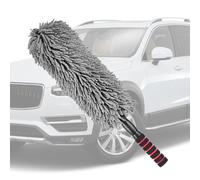 Auto Staubwedel - AutoWachs Brush | Rimozione Della Terra Multifunzionale Per Veicoli, Fogli Di Polvere Telescopiche Protette Delle Statistiche Interne E Area All'aperto Con Pulizia Bagnata E Secca