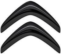 Auto Stemmi Adesivi per Citroen C4 Picasso,Auto Logo Adesivi Emblema Badge Anteriore e Posteriore Adesiva per Auto Distintivo Decorazione Styling Carrozzeria Stemmi Adesivi 3D,Black