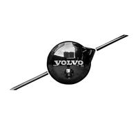 Auto Stemmi per Volvo XC60 2022-2024,Tronco Logo 3D Griglia del Radiatore Anteriore Posteriore Adesivo Alfabeto Distintivo Sostituire Auto Accessori Styling Decorazioni,A