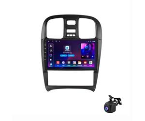 Auto Stereo per Hyundai Sonate 2001-2012 9 Inches Android 15 Schermo per Auto Touch Screen Steering Wheel Controls Per, 4 Core 2G+32G