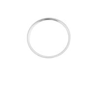 Auto Sterzo Decorare Anello Sticker Trim Copertura per A-UDI TT 8J MK3 A1 A3 S3 8V A4 B8 A5 8K 8T A6 S6 C7 C8 S5 RS4 Sportback Copri Volante Auto (Colore : Size B Silver)