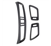 auto strisce decorative Compatibile Con Nissan Per X-Trail T32 2014 2015 2016 2017 2018 3 Pezzi Di Copertura Per Presa D'aria Condizionata Centrale Auto