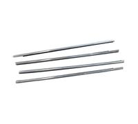 Auto Striscia Tenuta 4 Pezzi/set Guarnizione Per Finestrino Auto Per Modanatura Porta Laterale Per Mitsubishi Per Outlander 2013-2018 Guarnizioni Vetro Finestrini(Chrome)
