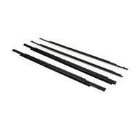 Auto Striscia Tenuta 4 Pezzi/set Guarnizione Per Finestrino Auto Per Modanatura Porta Laterale Per Mitsubishi Per Outlander 2013-2018 Guarnizioni Vetro Finestrini(Nero)