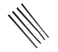 Auto Striscia Tenuta Compatibile Con City 2009 2010 2011 2012 2013 2014 4 Pezzi Guarnizione Per Finestrino Esterno In Vetro, Guarnizione Per Porta Anteriore E Posteriore, Guarnizione Nera