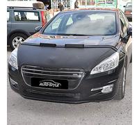 AUTO-STYLE Protezione Cofano Compatibile con Peugeot 508 2011- Nero