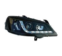 AUTO-STYLE Set di fari con DRL-Look compatibile con Opel Astra G 1998-2003 - Nero