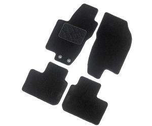 AUTO-STYLE Set di tappetini Compatibile con Citroën Jumpy/Peugeot Expert/Toyota Proace 2016- & Opel Vivaro 2019- & Fiat Scudo 2022- (Solo Anteriore) (Sedile/banco + Clip Rotonde)