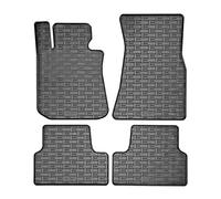 AUTO-STYLE Tappetini in Gomma Compatibile con BMW i4 (G26) 2021- (4 Pezzi + Sistema di Fissaggio)