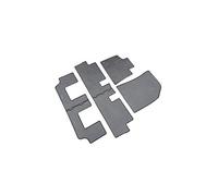 AUTO-STYLE Tappetini in Gomma Compatibile con Citroën C4 Grand Picasso II / C4 Grand Spacetourer 7-Persona 2013- (4 Pezzi + Sistema di Fissaggio)