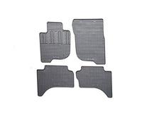 AUTO-STYLE Tappetini in Gomma Compatibile con Fiat Fullback Double Cab 2016- & Mitsubishi L200 (Triton) Double Cab 2015- (4 Pezzi + Sistema di Fissaggio)