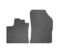 AUTO-STYLE Tappetini in Gomma Compatibile con Renault Express Cargo 2021- (2 Pezzi + Sistema di Fissaggio)