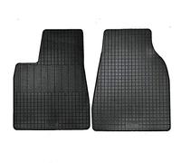 AUTO-STYLE Tappetini in Gomma Compatibile con Tesla Model X 2016- (2 Pezzi + Sistema di Fissaggio)