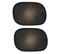 Auto Sun Shade Net - Car Side Window Cover UV Blocking Mesh Universal 2pcs, Heat Reduction Privacy Screen | Breathable Cooling Barrier, SUV Truck Vehicle Passenger Dog Travel Summer Light Shield For I