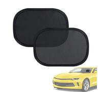 Auto Sun Visor Covers - Static Cling Screen, Heat Reduction Layer, Light Filtering Panel, Resistant Material, Foldable Storage Style Windshield Side Glass Automobile Travel
