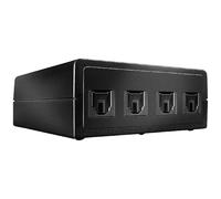 Lindy 70437 commutatore audio Nero