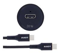 AUTO-T 540225 - Caricatore per telefono per auto, kit cavo USB-C + presa accendisigari