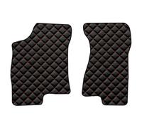 AUTO Tappetini fronte per HUMMER H2 08.02-12.10 Crossover SUV NERO / ROSSO