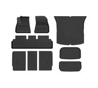 auto tappetini in Per Tesla Per Il Modello Lancio 2025 Per Juniper TPE Tappetini All Weather Trunk Liner Schienale Del Sedile Accessori Auto(All in 1,Right Hand Drive)