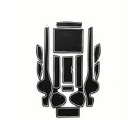 Auto Tappetini Multiuso per Hyundai Sonata 8 2011-2015, Console Centrale Porta e Sottobicchieri Gomma Resistente a Polvere e Liquidi Accessori,White
