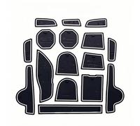 Auto Tappetini Multiuso per Jeep Renegade, Console Centrale Porta e Sottobicchieri Gomma Resistente a Polvere e Liquidi Accessori,White