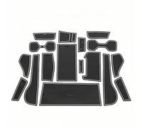 Auto Tappetini Multiuso per Lexus NX 2022, Console Centrale Porta e Sottobicchieri Gomma Resistente a Polvere e Liquidi Accessori,White