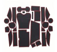 Auto Tappetini Multiuso per Lexus RX270 RX350 RX450h, Console Centrale Porta e Sottobicchieri Gomma Resistente a Polvere e Liquidi Accessori,Red
