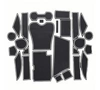 Auto Tappetini Multiuso per Lexus RX270 RX350 RX450h, Console Centrale Porta e Sottobicchieri Gomma Resistente a Polvere e Liquidi Accessori,White