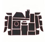 Auto Tappetini Multiuso per Tank 500 5-seater, Console Centrale Porta e Sottobicchieri Gomma Resistente a Polvere e Liquidi Accessori,Red