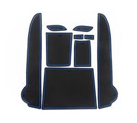 Auto Tappetini Per Dacia Per La Per Primavera Elettrica 2022 2023 2024 Auto Porta Scanalatura Zerbino Slot Pad Accessori Per Interni(Blue)