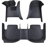 Auto Tappetini Per Jeep Wrangler TJ 1997-2006, Impermeabile Copertura Completa Antiscivolo Protezion Tappeto Moquette Accessori Interni,Black-white