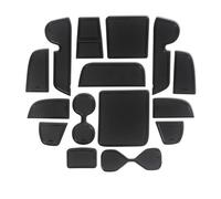 Auto Tappetini Porta Slot Tappetino Per Honda Per Vezel Per HR-V 2021 2022 Accessori Interni Porta Pad Sottobicchiere(Black)