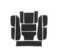 Auto Tappetini Tappetino Per Tazza Con Fessura Per Cancello Per Lotus Per Eletre Tappetino Per Scanalatura Della Porta Accessori Interni Per Auto Sottobicchiere In Gomma 12 Pezzi/set(Black)
