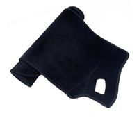 Auto Tappetino Antiscivolo Cruscotto Rilievo Copertura Parasole Dash Zerbino Proteggi Per X1 F48 2016 2017 2018 2019 Tappeto Anti-Uv Tappetini(Flannel All Black,LHD,With HUD)